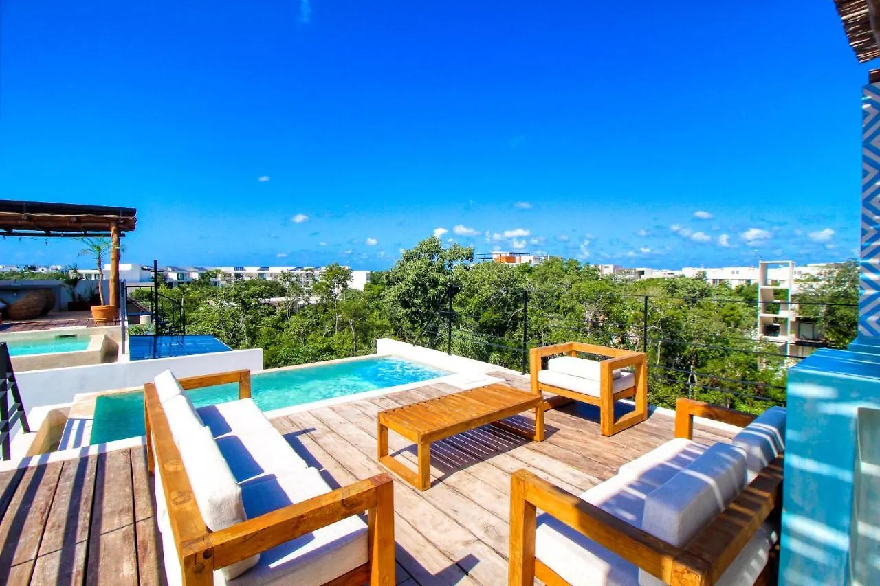 Rosa Azul 3 At La Veleta Apartman Tulum Mexikó